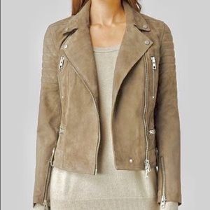 ALL SAINTS suede biker jacket